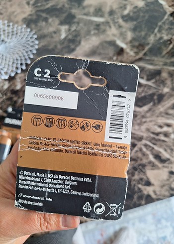 Duracell D Tipi Pil 2'li Paket  c tipi 2li 4 adet - Görsel 6