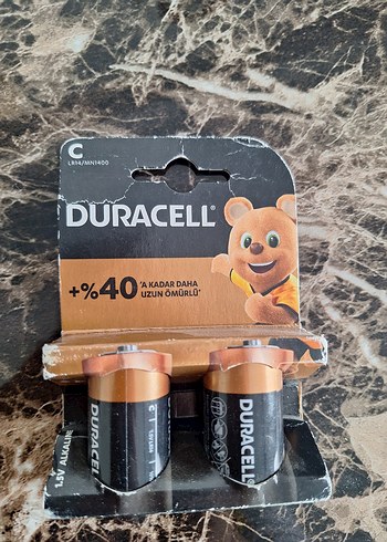 Duracell D Tipi Pil 2'li Paket  c tipi 2li 4 adet - Görsel 4