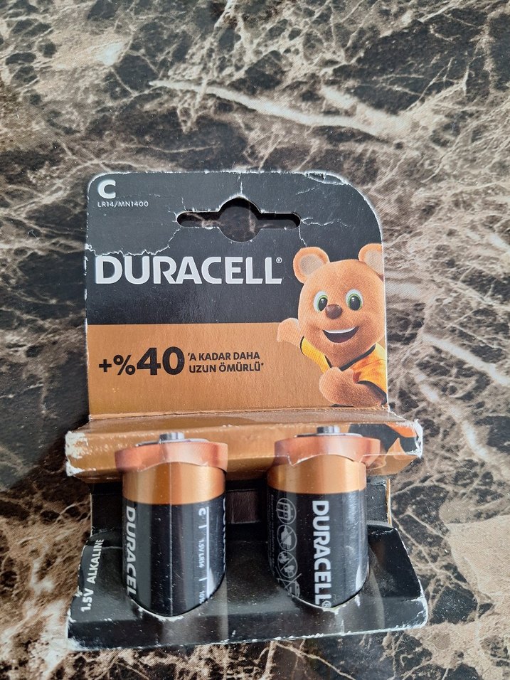 Duracell D Tipi Pil 2'li Paket  c tipi 2li 4 adet - Görsel 4