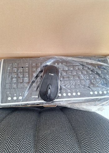 Gri Kablosuz Optik Klavye ve Mouse Seti - Görsel 5