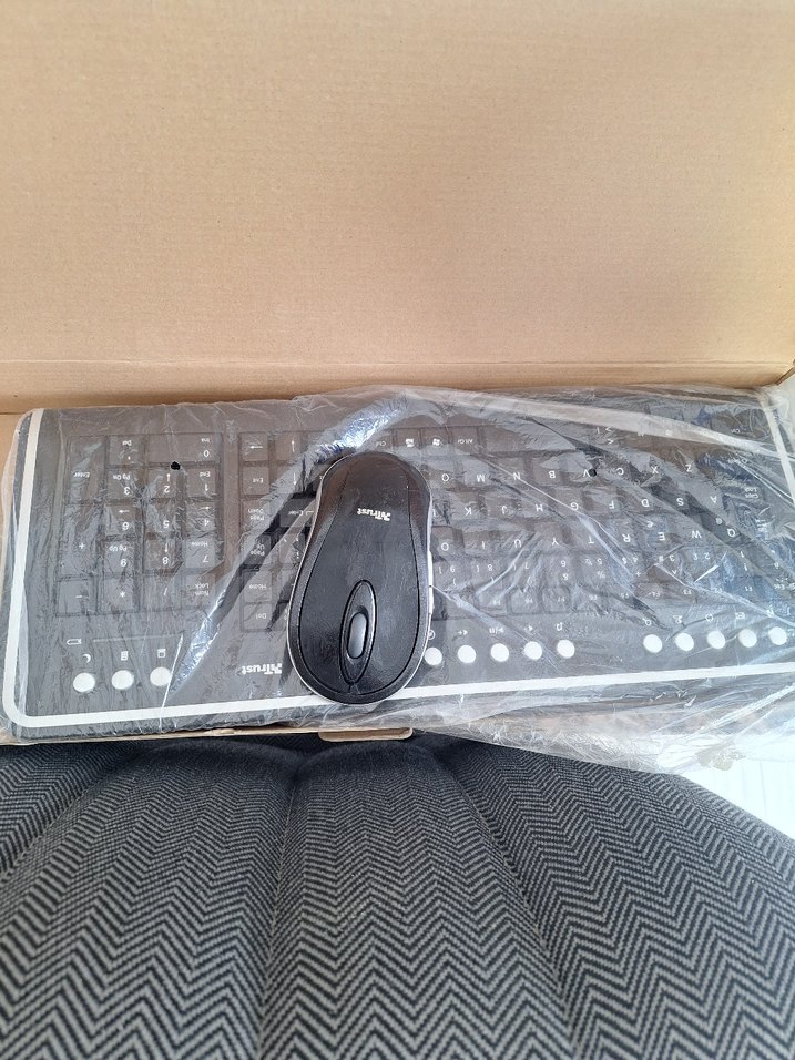 Gri Kablosuz Optik Klavye ve Mouse Seti - Görsel 5