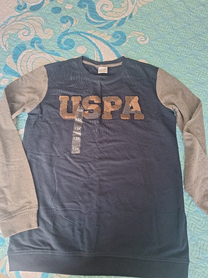 Erkek Mavi Pamuklu Bisiklet Yaka Tişört - Görsel 2