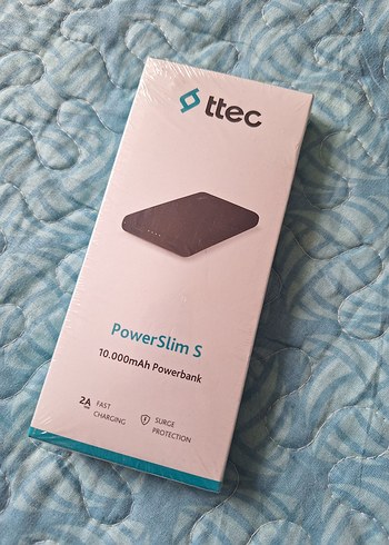 Ttec PowerSlim S 10.000mAh Turkuaz Powerbank - Görsel 2