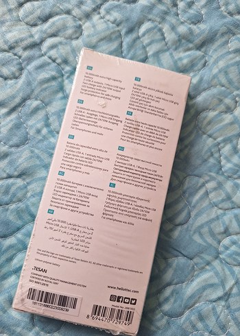 Ttec PowerSlim S 10.000mAh Turkuaz Powerbank - Görsel 3