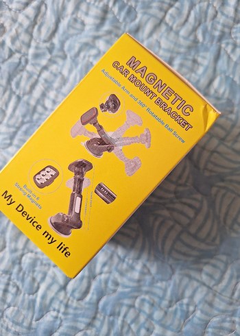 Manyetik Araç Telefon Tutucu Siyah - Görsel 2