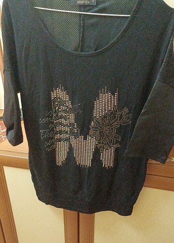 Siyah Baskılı dirsek kol - Görsel 2