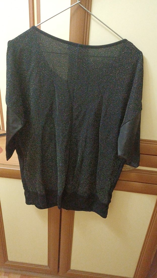 Siyah Baskılı dirsek kol - Görsel 3