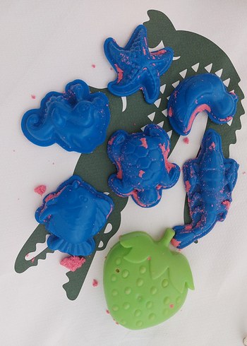 Renkli Kalıplı Oyun Kumu Seti - Görsel 3