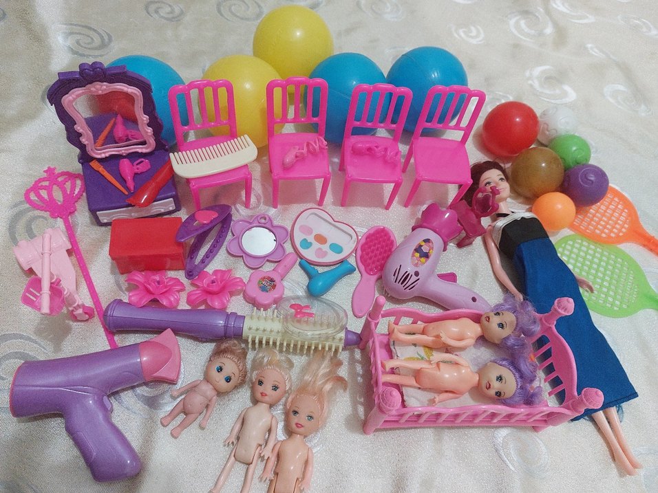 Renkli Bebek Bakım ve Oyun Seti - Görsel 3