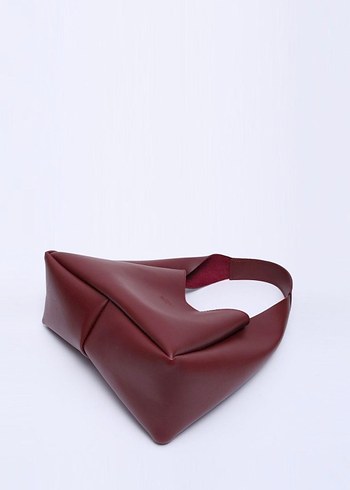 Diğer Bordo Minimalist Deri Kadın Çanta