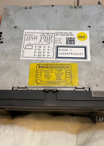 VW Passat B7 comfort LINEdan çıkmış Teyp - Görsel 3