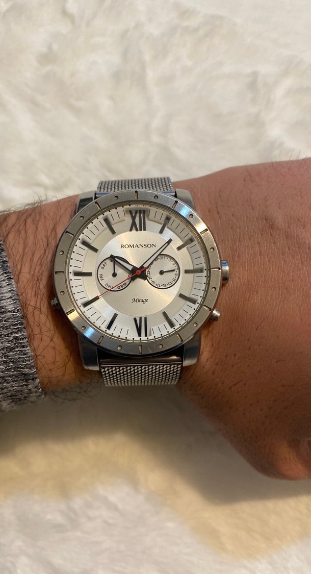 Romanson Gri Klasik Erkek Saat - Görsel 4