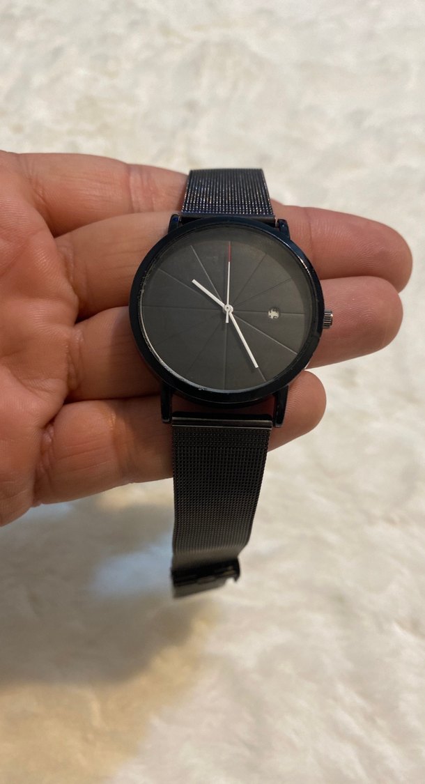 Siyah Minimalist Kadın Kol Saati - Görsel 3