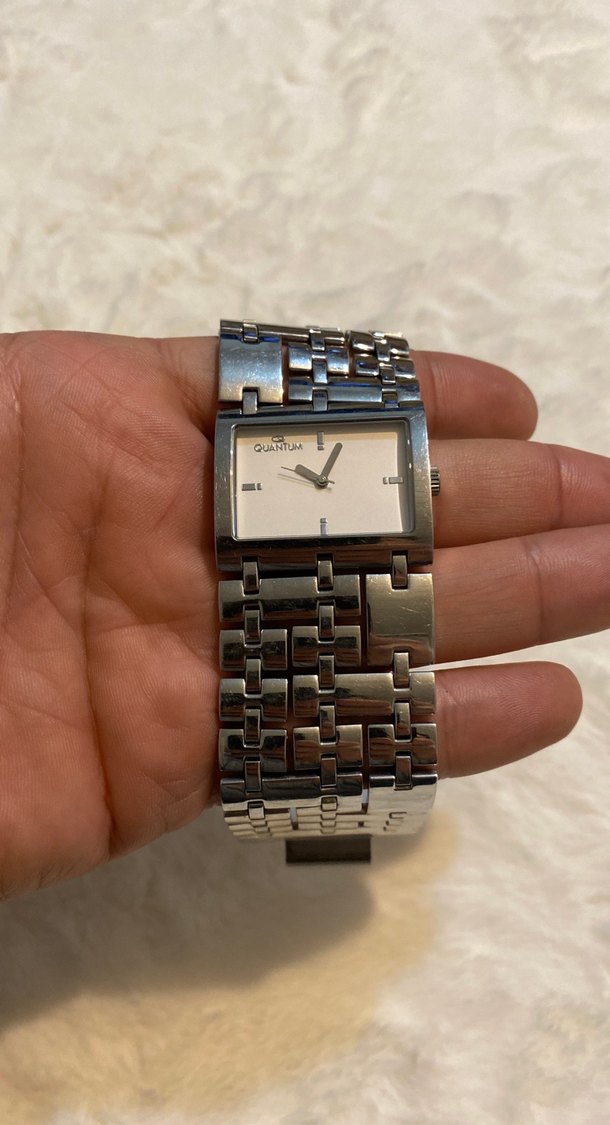 Quantum orj Gri Minimalist Kadın Saat - Görsel 4