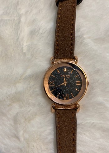 Klasik Elegan Kahverengi Kadın Saati - Görsel 2