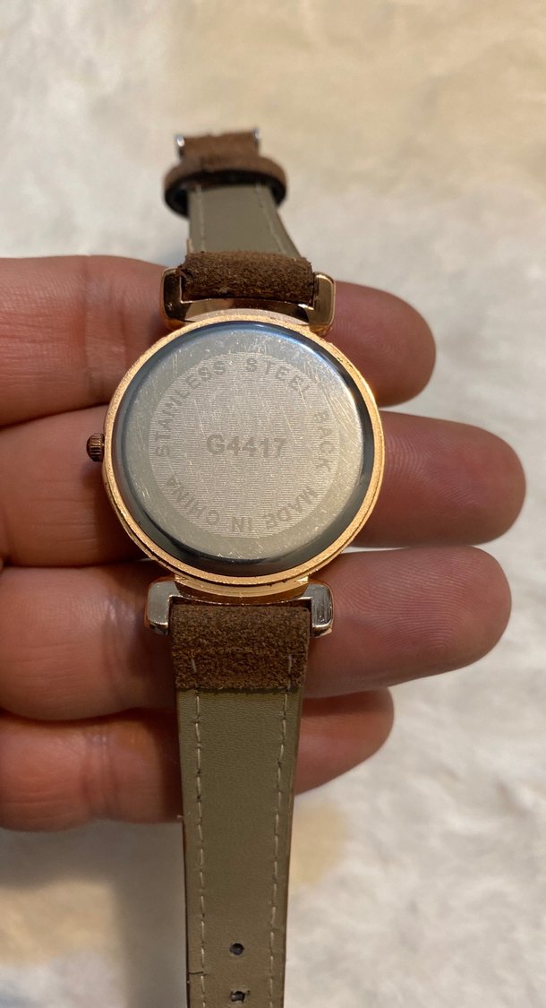 Klasik Elegan Kahverengi Kadın Saati - Görsel 4