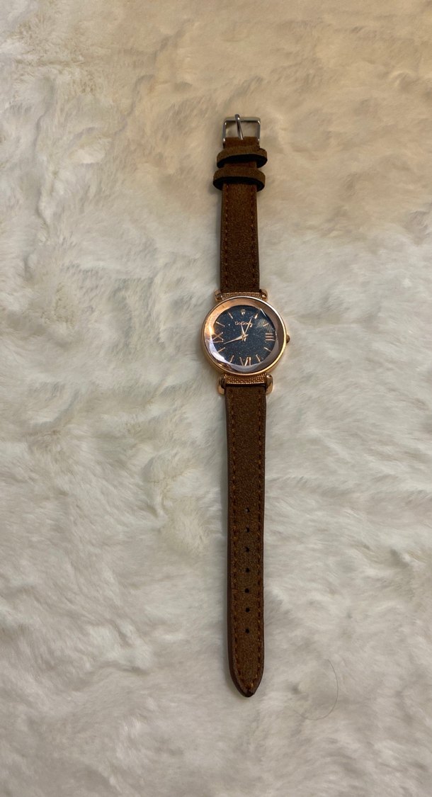 Klasik Elegan Kahverengi Kadın Saati - Görsel 3