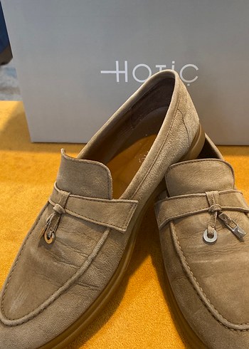 Bej erkek Süet Tokalı Loafer - Görsel 5