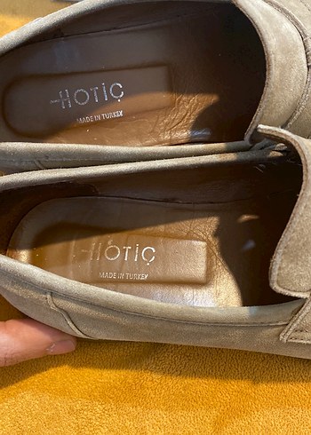 Bej erkek Süet Tokalı Loafer - Görsel 3