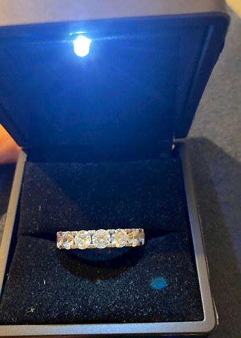 Swarovski taşlı gümüş yüzük - Görsel 2