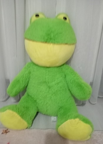Diğer Renkli Yeşil Peluş Kurbağa Oyuncak