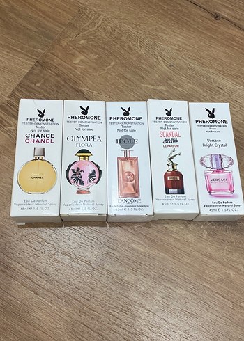 Kadın Parfüm Seti - 5 adet Farklı Tester - Görsel 2