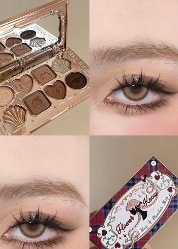 Flower Knoww Kahverengi Göz Farı Paleti - Görsel 3