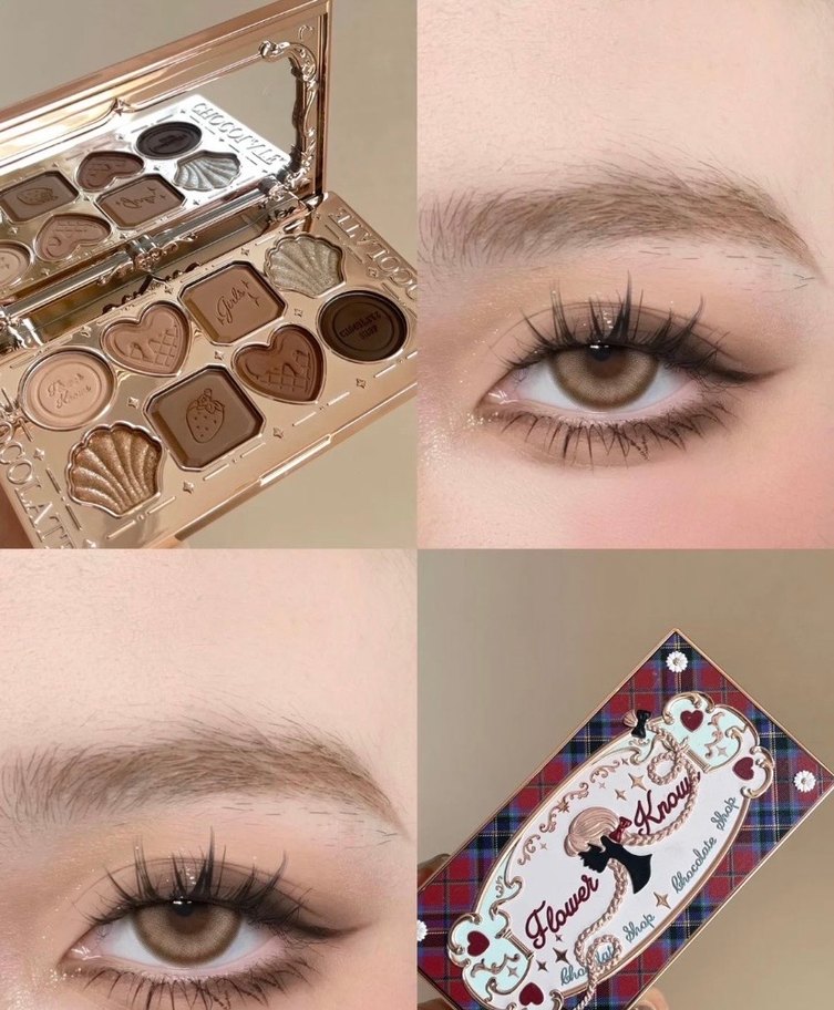 Flower Knoww Kahverengi Göz Farı Paleti - Görsel 3