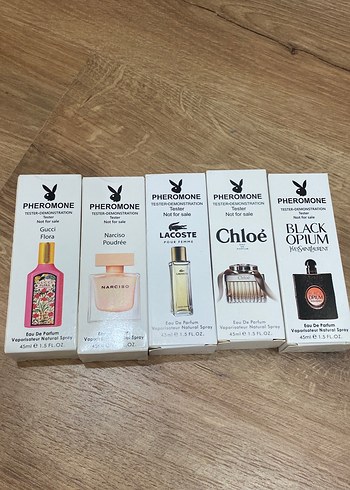 Kadın Parfüm Seti - 5  adet Farklı Koku - Görsel 2