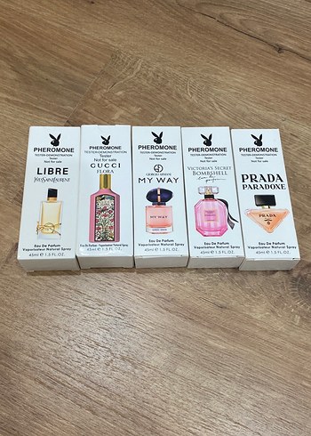 Kadın Parfüm Seti - 5 adet Farklı Koku - Görsel 3