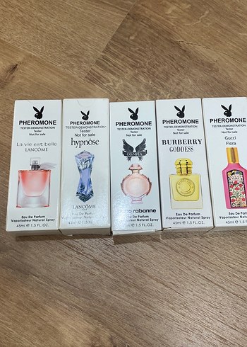 Kadın Parfüm Seti - 5 Adet 45 ml - Görsel 2