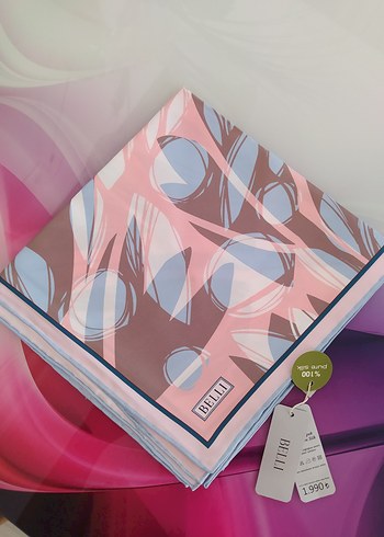 Pastel Renkli Baskılı Kadın Eşarp