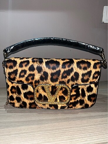 Valentino leopar AA kalite çanta