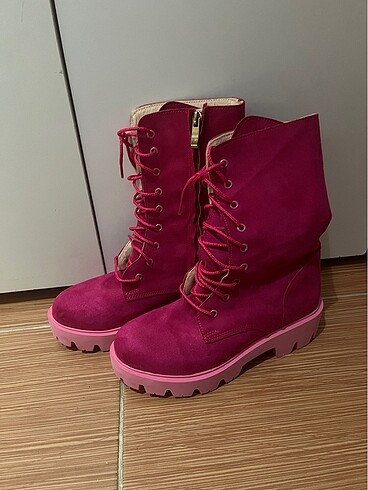 37 Beden pembe Renk Pembe bot