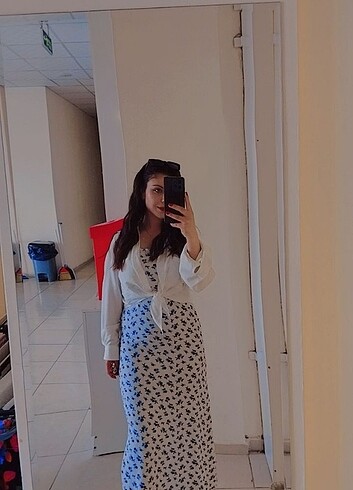 Diğer Askılı çiçekli elbise