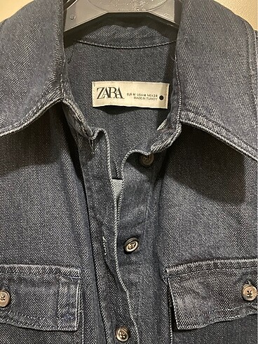 m Beden lacivert Renk Zara denim elbise