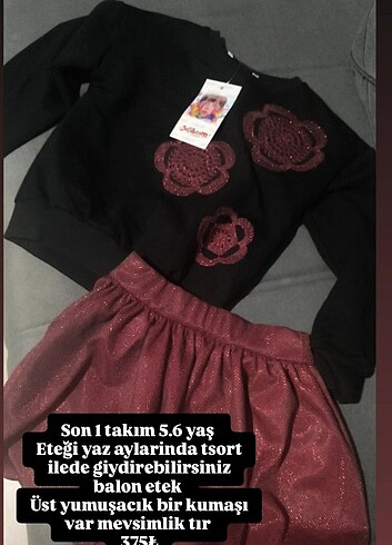6 Yaş Beden Fiyat sorunuz