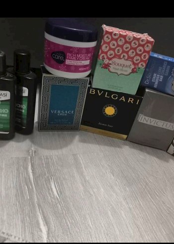 Kadın Parfüm Seti: Bvlgari, Versace, Invictus