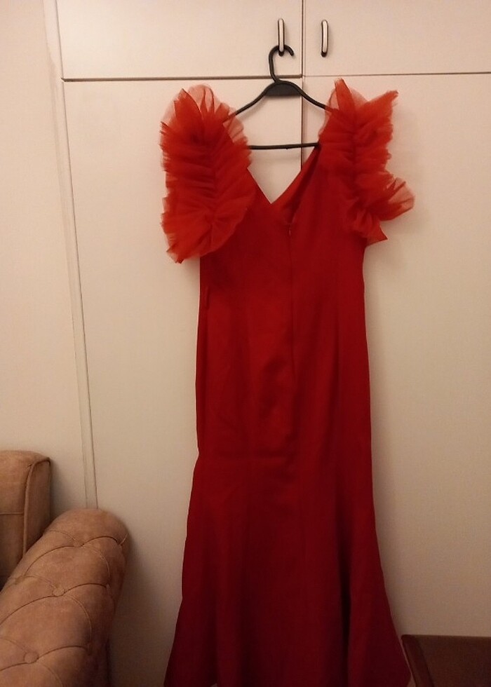 Trend marka aniye uzun elbise.. bir kez  giyildi.. - Görsel 2