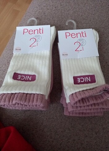 Penti ikili paket 4 adet uzun çorap - Görsel 3