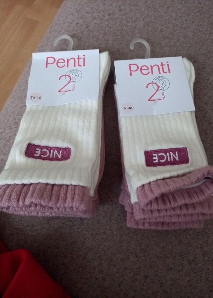 Penti ikili paket 4 adet uzun çorap - Görsel 3