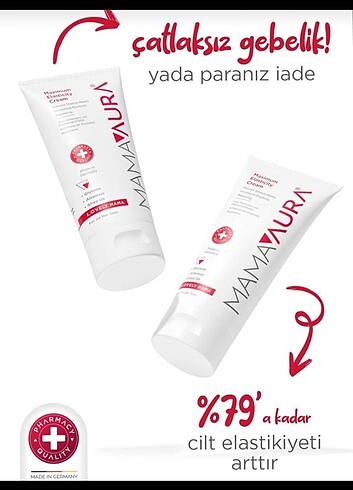 Mamaaura cilt catlak kremi