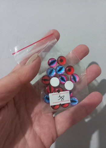 cam Göz süsleme tasarım nakış - Görsel 2