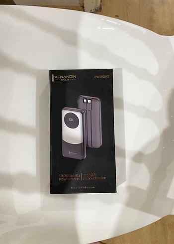 Venandin Kablosuz Şarjlı 10000mAh Powerbank