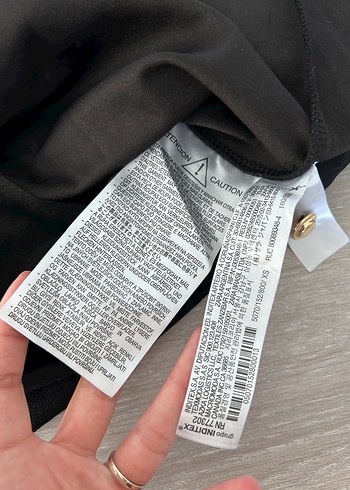 Siyah Kısa Kollu Mini Elbise - Görsel 5