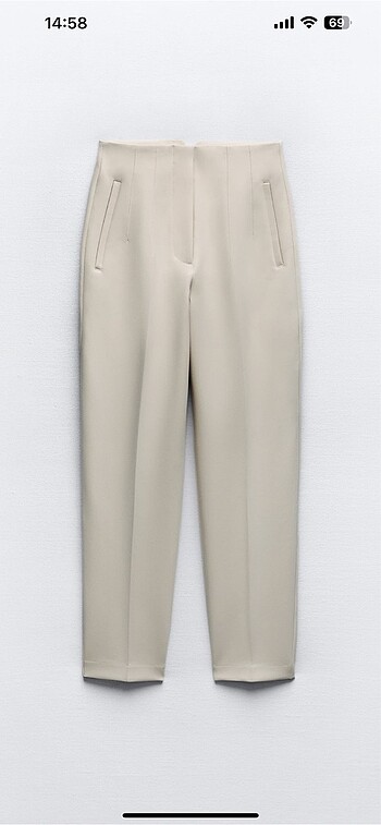 Zara beli pensli pantolon