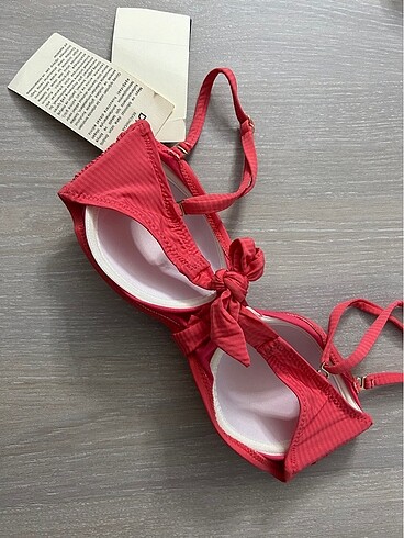 Safi straplez bikini üstü - Görsel 5