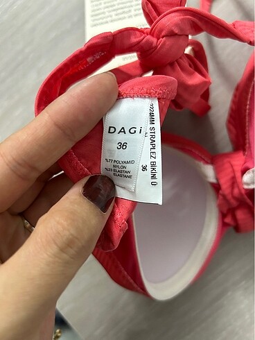 Safi straplez bikini üstü - Görsel 6