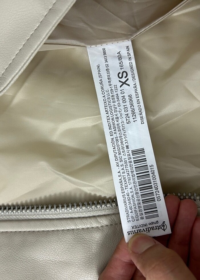 Oversize deri ceket - Görsel 4