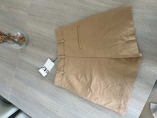 s Beden camel Renk Zara şort